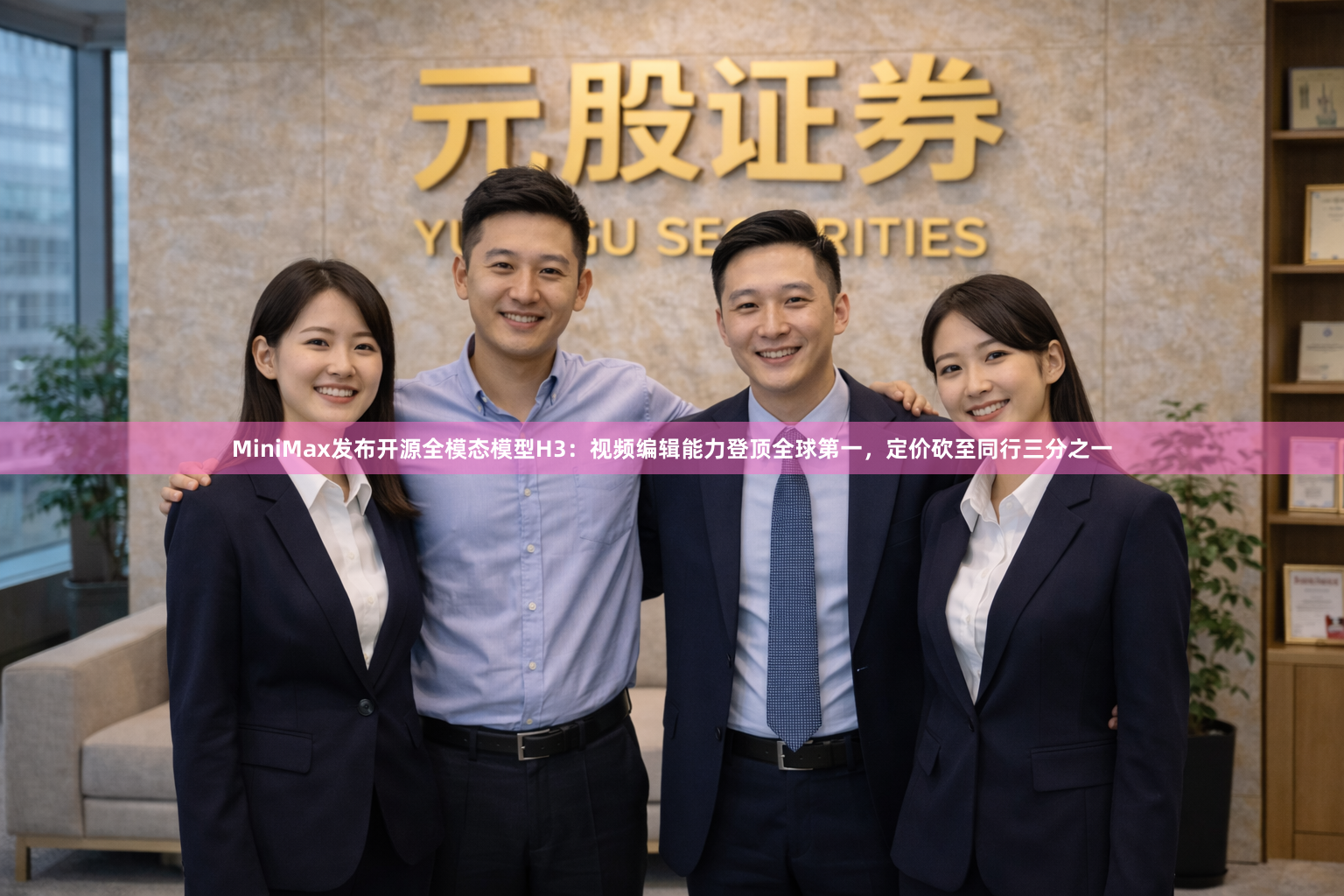 MiniMax发布开源全模态模型H3：视频编辑能力登顶全球第一，定价砍至同行三分之一