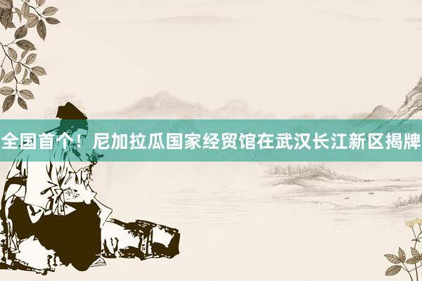全国首个！尼加拉瓜国家经贸馆在武汉长江新区揭牌