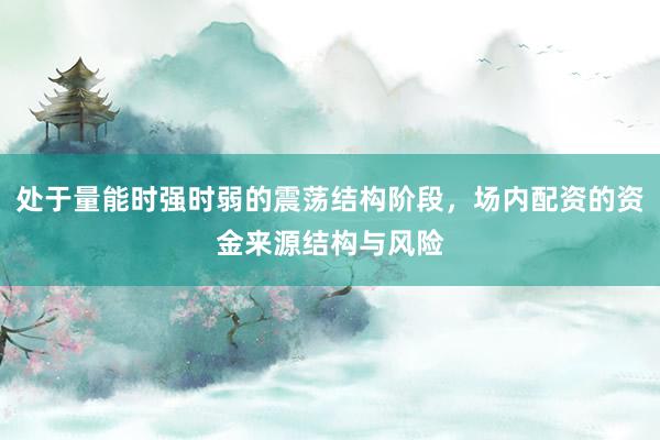 处于量能时强时弱的震荡结构阶段，场内配资的资金来源结构与风险